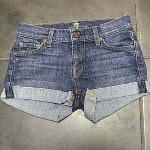 7 for all mankind short shorts size 23 XS